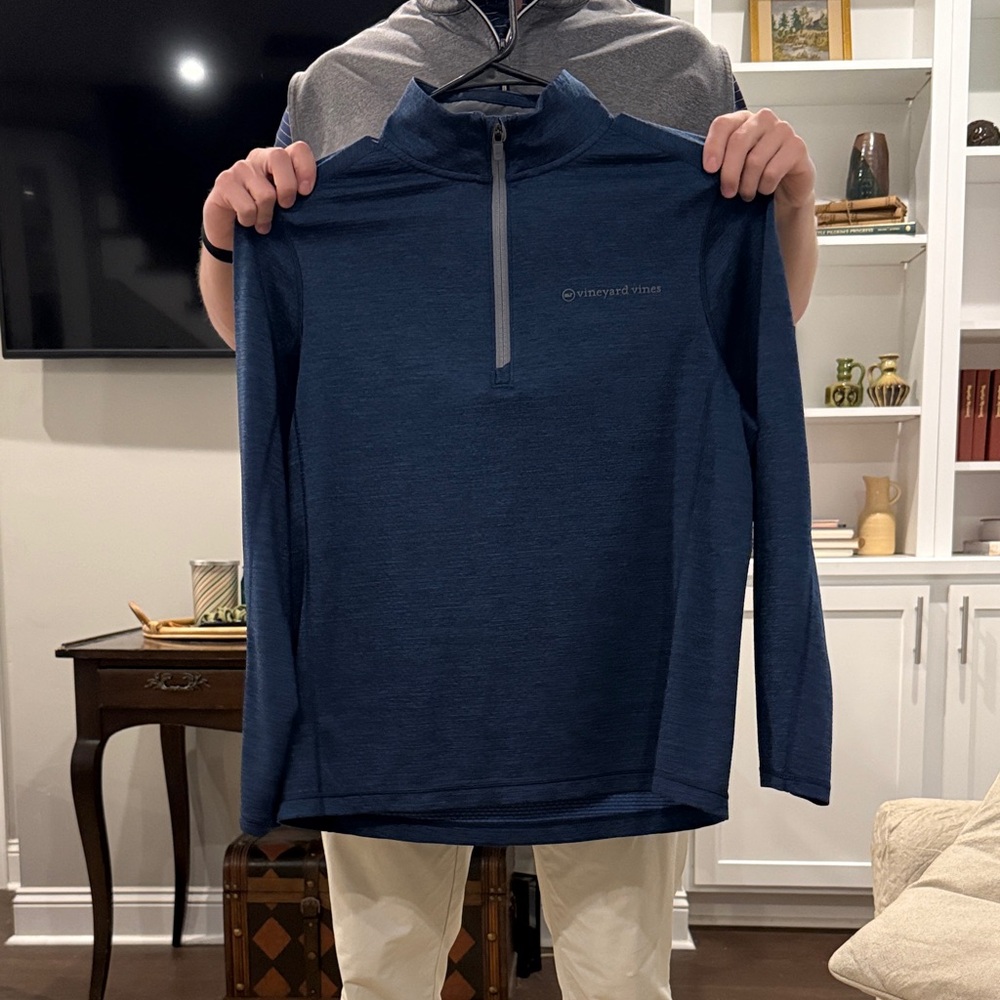 Vineyard Vines Blue Quarter-Zip